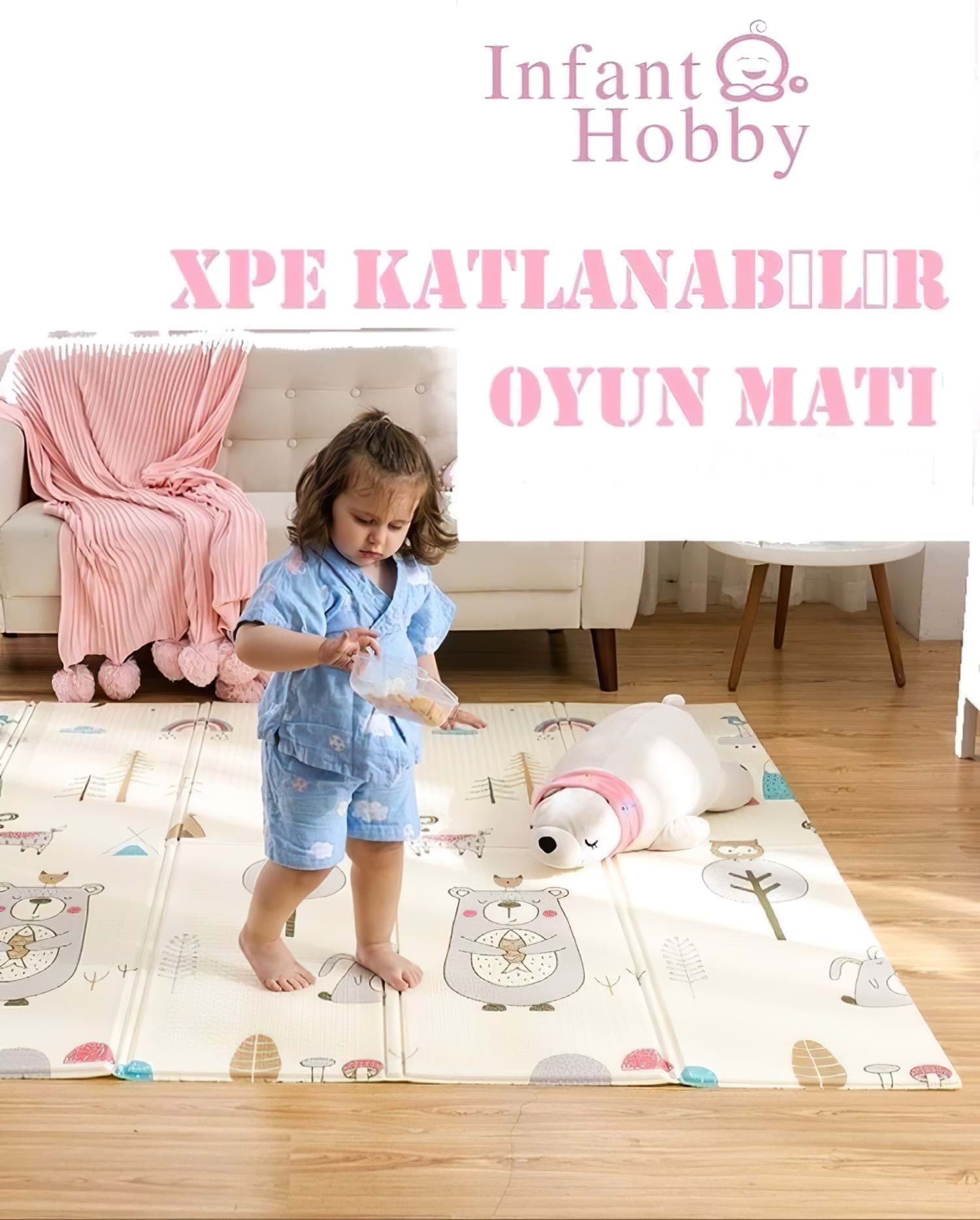 Picture of Forest Premium Çift Taraflı Katlanabilir Oyun Matı 120x180x1 Cm (ÖZEL KORUYUCU KENAR BİYELİ)